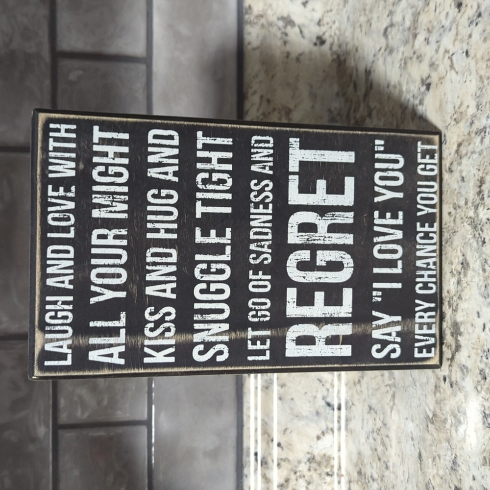 6" x 9" Home decor Sign